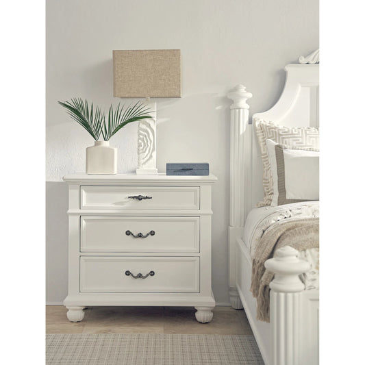 Caruso Nightstand by Lexington in polo mallet white. Made from unique in a traditional style.