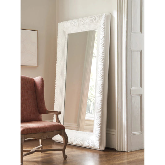 Alicante Floor Mirror by Lexington in polo mallet white. Made from unique in a traditional style.