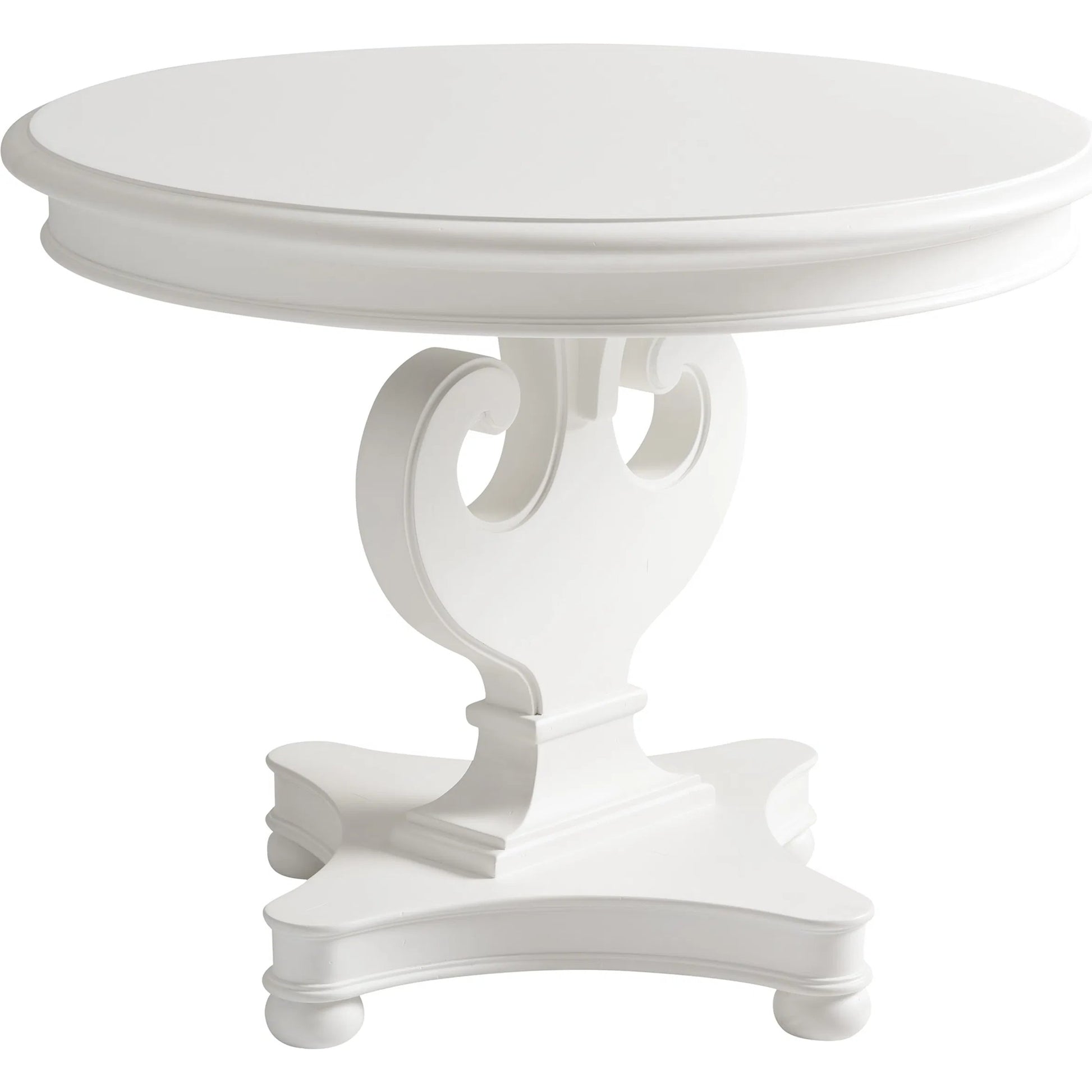 Athenia Center Table by Barclay Butera in polo mallet white. Made from unique in a traditional style.