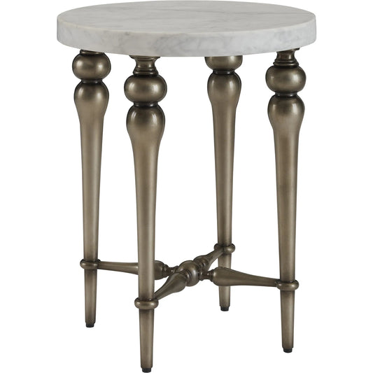 Argos Martini Table by Lexington in antique silver. Made from unique in a unique style.
