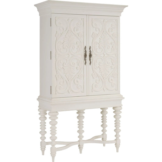 Arezzo Bar Cabinet by Lexington in polo mallet white. Made from unique in a unique style.