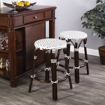Tobias Round Counter Stool by Butler Specialty Company. Made from unique in a coastal style.
