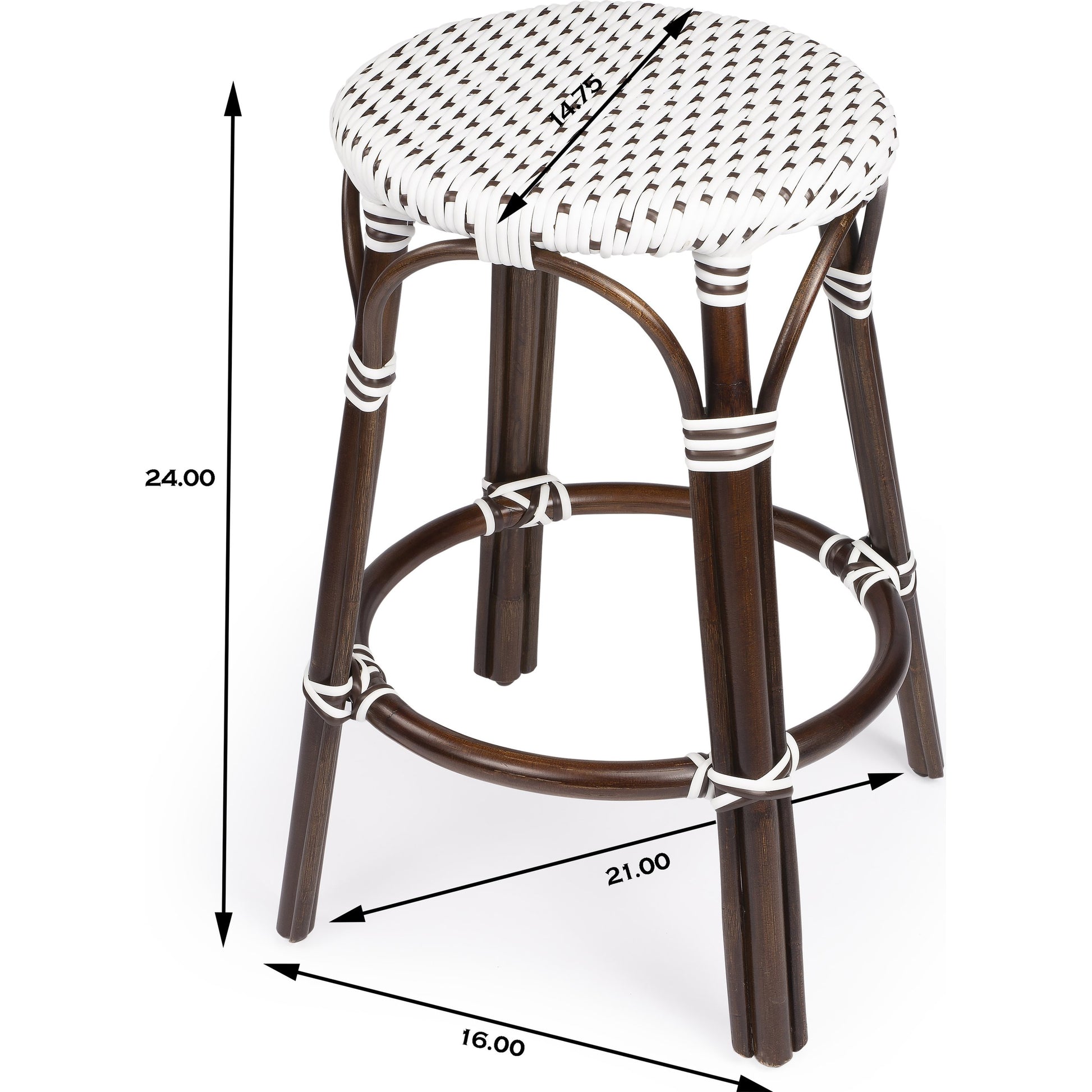 Tobias Round Counter Stool by Butler Specialty Company. Made from unique in a coastal style.