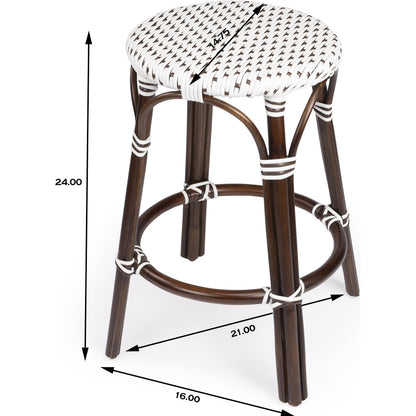 Tobias Round Counter Stool by Butler Specialty Company. Made from unique in a coastal style.