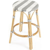 Gray and White Stripe