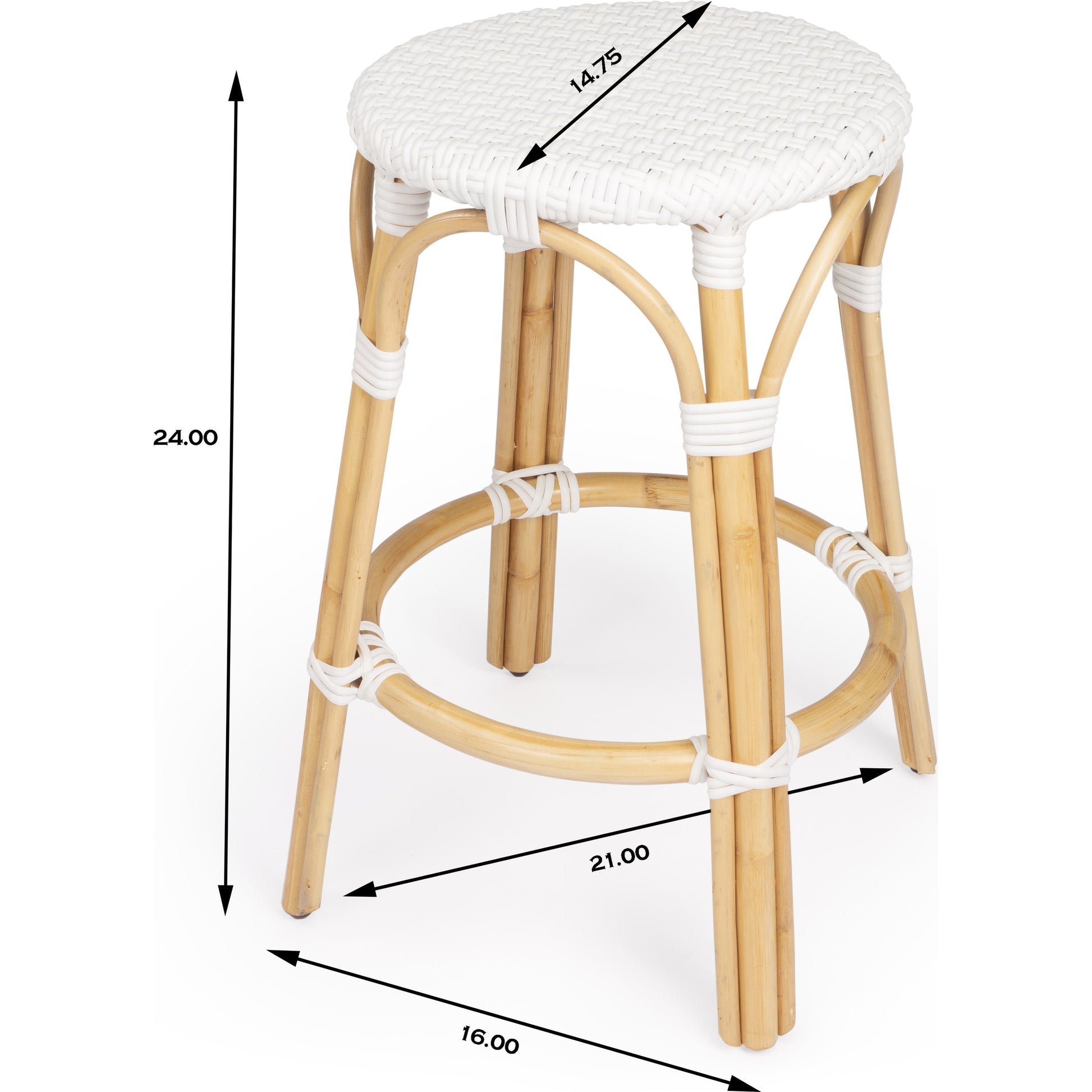 Tobias Round Counter Stool by Butler Specialty Company. Made from unique in a coastal style.