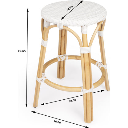 Tobias Round Counter Stool by Butler Specialty Company. Made from unique in a coastal style.