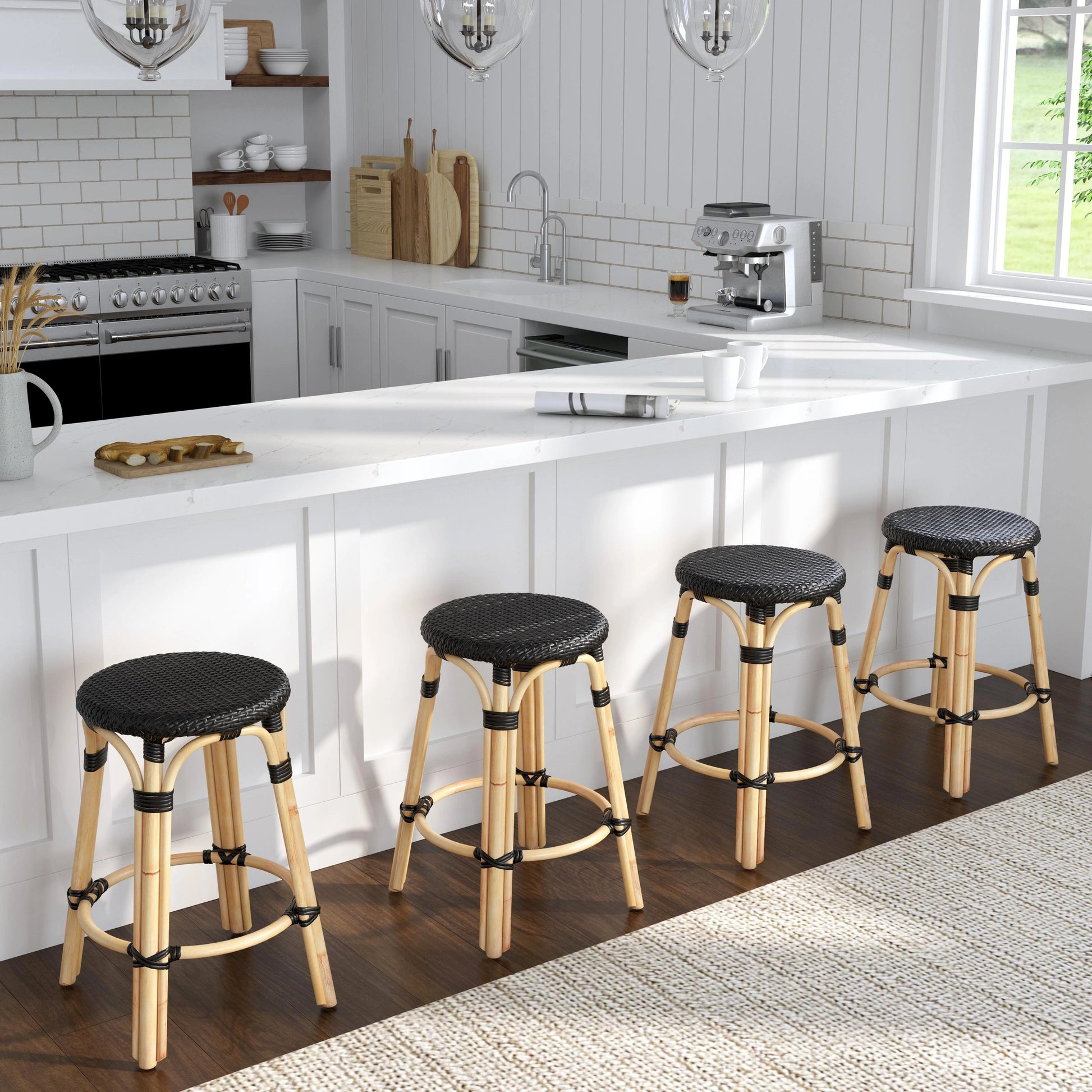Tobias Round Counter Stool by Butler Specialty Company. Made from unique in a coastal style.