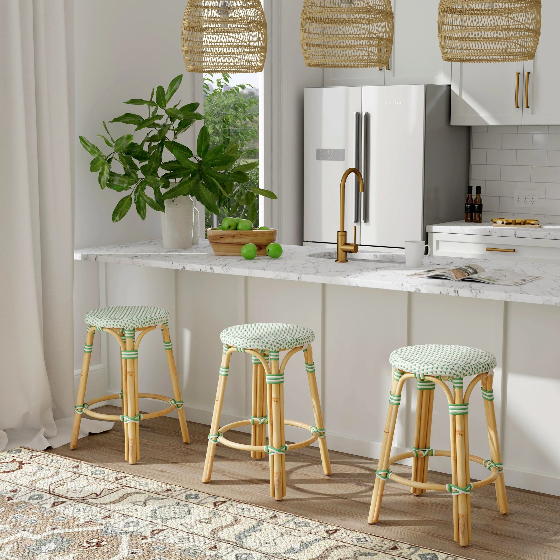 Tobias Round Counter Stool by Butler Specialty Company. Made from unique in a coastal style.