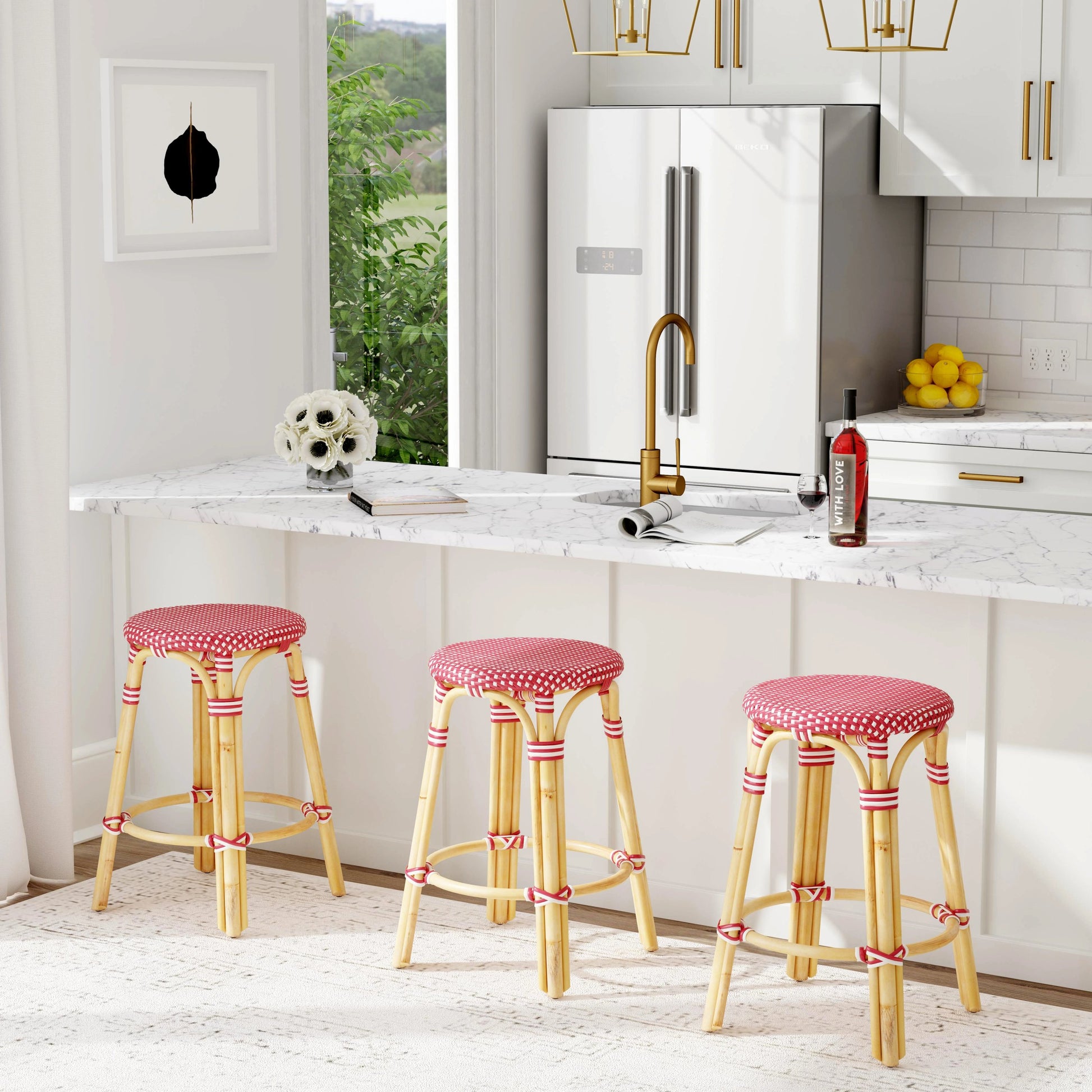 Tobias Round Counter Stool by Butler Specialty Company. Made from unique in a coastal style.