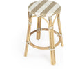 Tan and White Stripe