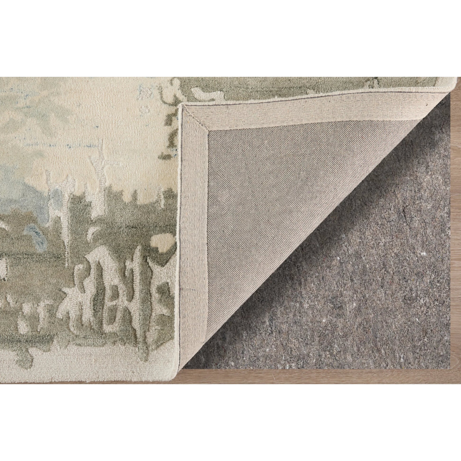 Kendall KDL8A62F Rug by Feizy in ivory, blue, gray. Made from viscose, wool in a unique style.