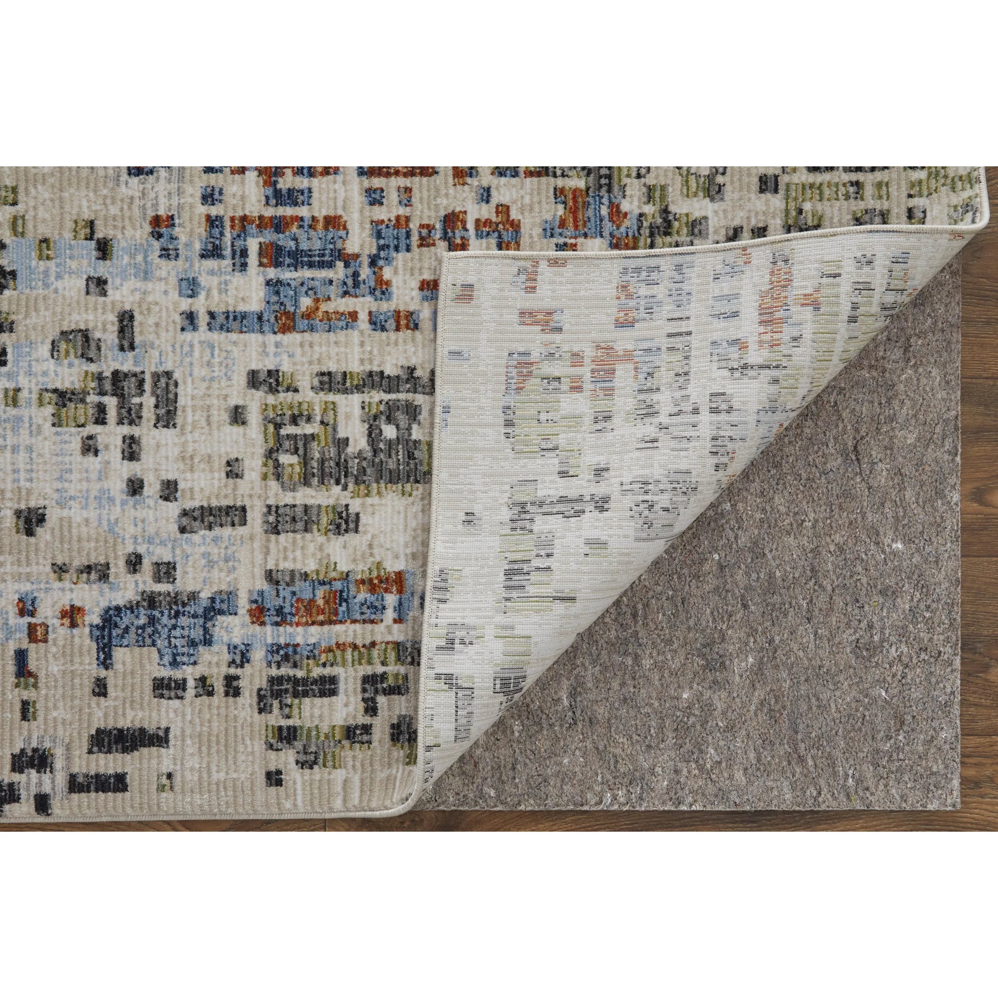 Sonora Rug - SNR39NVF by Feizy in ivory, green, blue. Made from polypropylene, polyester, viscose in a unique style.