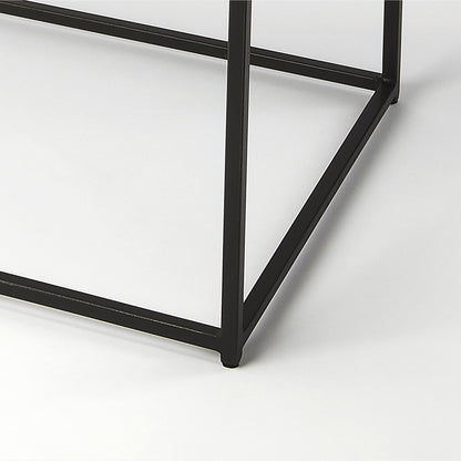 Phinney Coffee Table by Butler Specialty Company in multi-color and marble, metal. Made from iron, marble in a modern style.