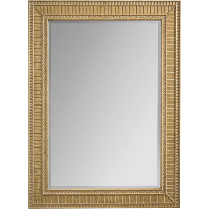 Harmon Rectangular Mirror by Barclay Butera in tan. Made from white oak, glass in a unique style.