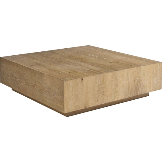 001 SI-2540475 | Primary Silo | Danielson Square Cocktail Table by Barclay Butera in tan. Made from white oak in a unique style.