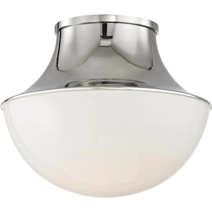 Lettie Led Flush Mount by Hudson Valley. Made from steel in a modern style.