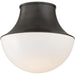 Lettie Led Flush Mount by Hudson Valley. Made from steel in a modern style.