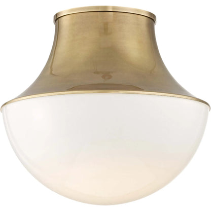 Lettie Led Flush Mount by Hudson Valley. Made from steel in a modern style.