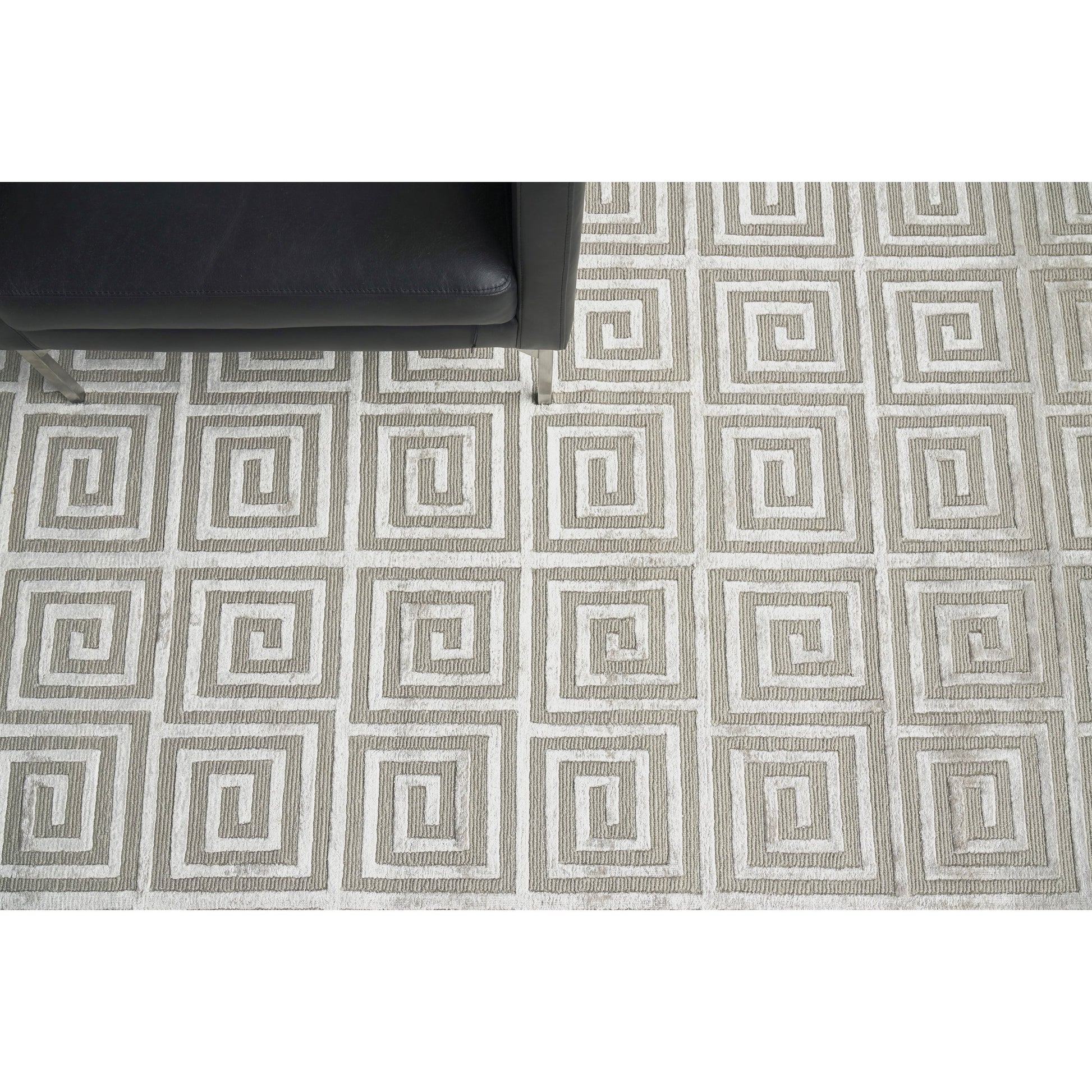 Greek Key Rug by Exquisite Rugs. Made from wool, viscose in a unique style.