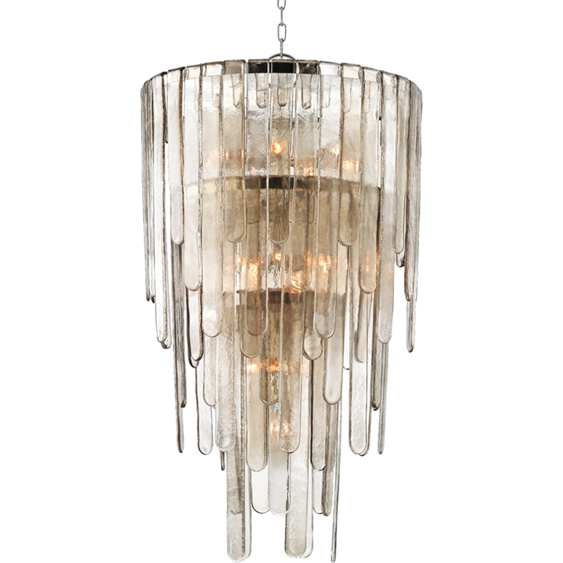 Fenwater Pendant by Hudson Valley in polished nickel. Made from steel in a transitional style.