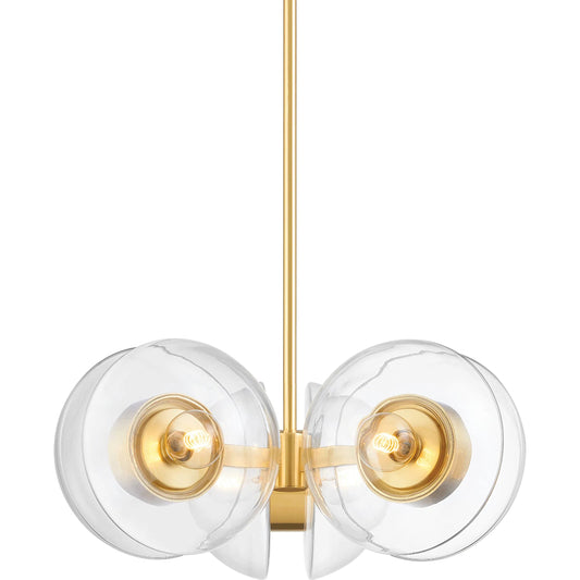 Kert 6 Light Chandelier by Hudson Valley. Made from steel in a modern style.