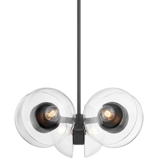 Kert 6 Light Chandelier by Hudson Valley. Made from steel in a modern style.