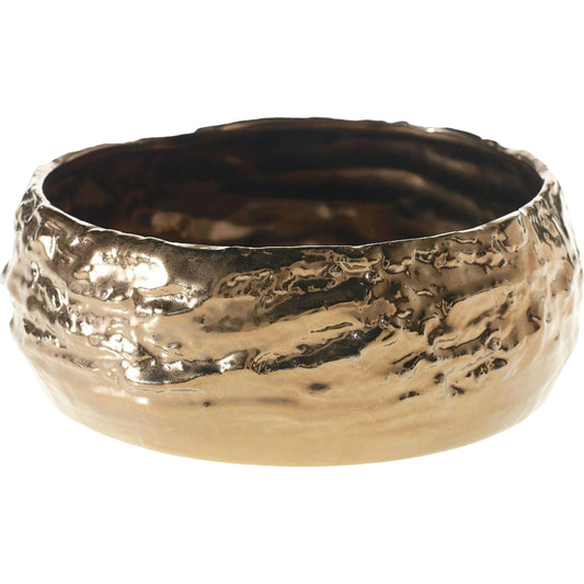 Hollywood Bowl by Accent Decor in bronze. Made from ceramic in a modern style.