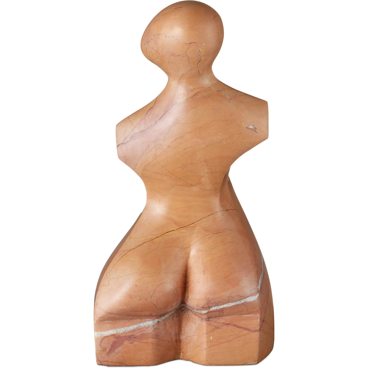 003 SI-2387041 | Additional Silo | Giada Rosa Bust Sculpture by Currey and Company in natural. Made from rosa cappuccino marble in a modern style.