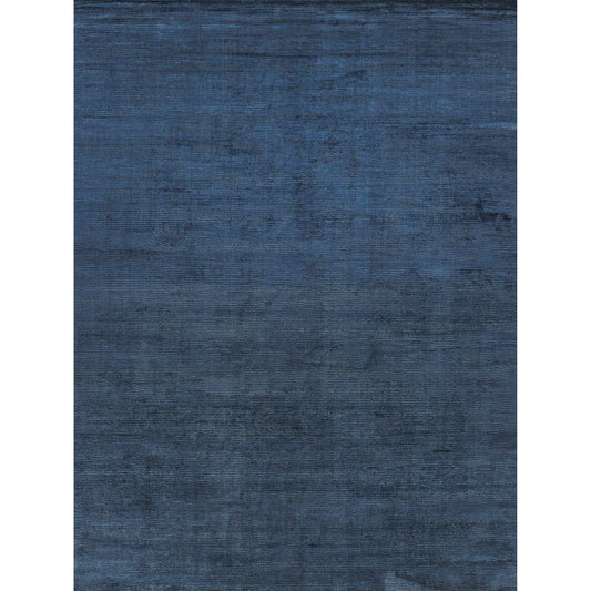 Dove Rug - Navy by Exquisite Rugs in navy. Made from viscose, cotton in a unique style.
