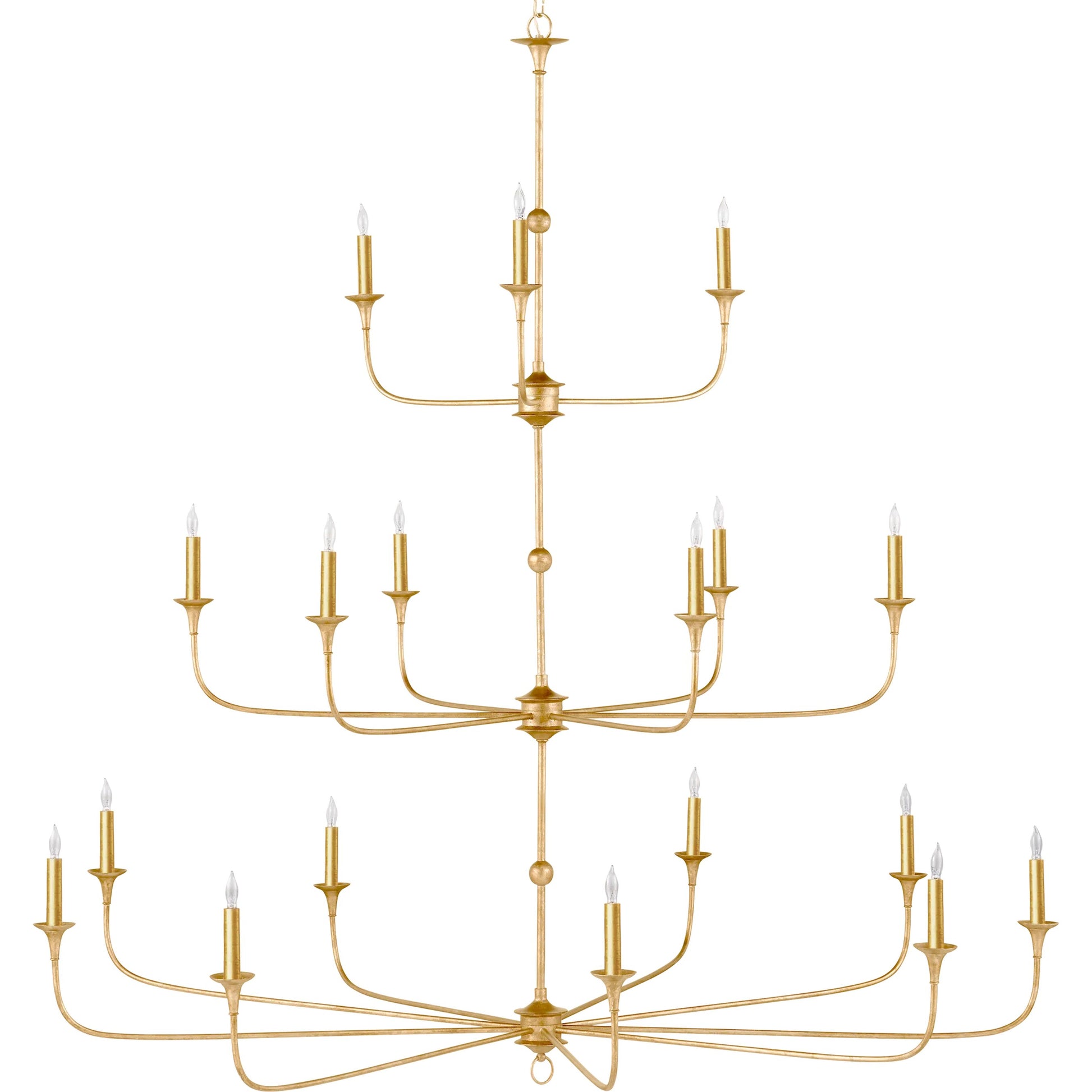 Nottaway Grande Chandelier by Currey and Company. Made from wrought iron in a traditional style.