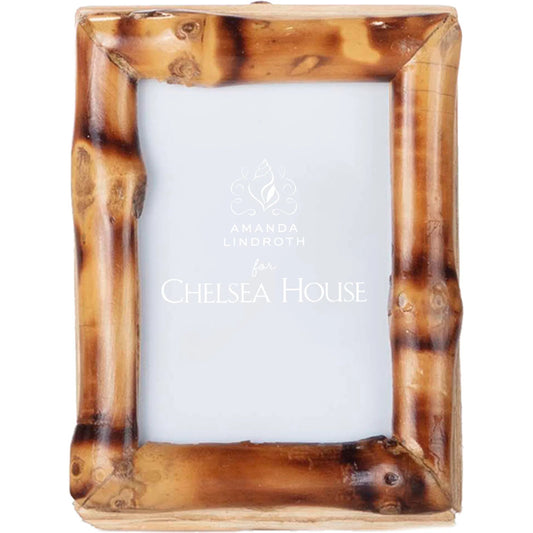 Knot Bamboo Frame by Chelsea House in brown. Made from bamboo in a unique style.