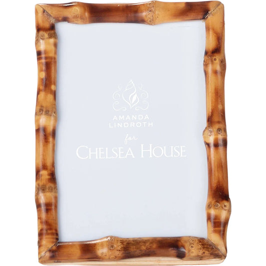 Knot Bamboo Frame by Chelsea House in brown. Made from bamboo in a unique style.