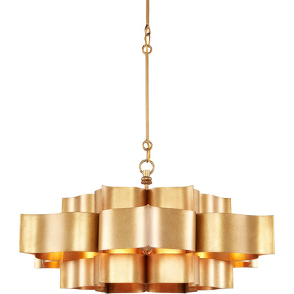 Grand Lotus Chandelier by Currey and Company. Made from unique in a modern style.