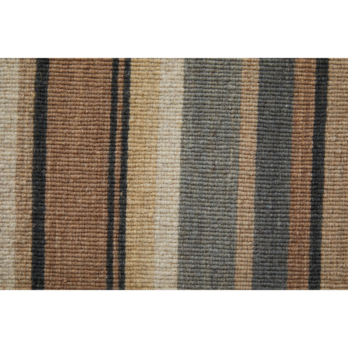 004 SI-2130028,SI-2130029,SI-2130030 | Closeup | Silva Transitional Stripes Rug - I0499 by Feizy in gold, gray, tan. Made from wool in a unique style.