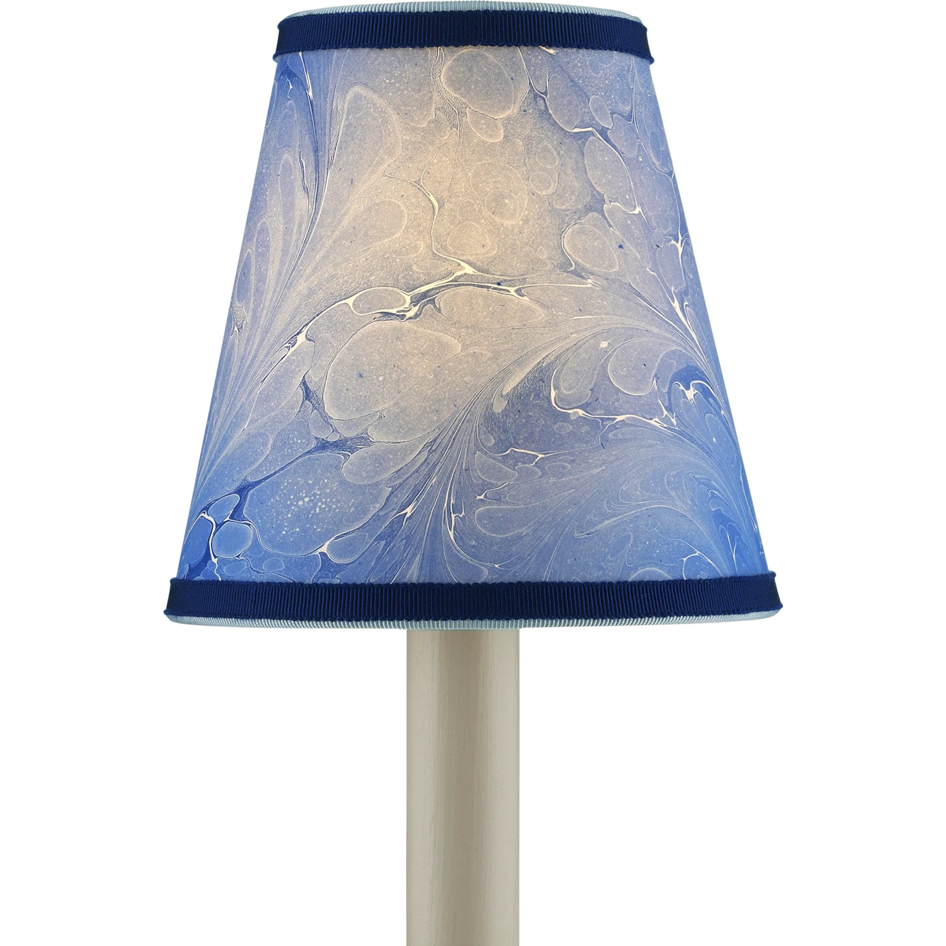 Marble Paper Tapered Chandelier Shade by Currey and Company. Made from paper in a modern style.