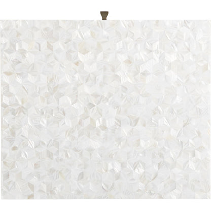 Bliss Bedside Table by Miranda Kerr Home in white and white lacquer. Made from unique in a transitional style.