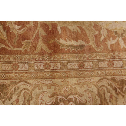 Antique Weave Oushak 9564 Rug by Exquisite Rugs in rust, ivory. Made from new zealand wool in a unique style.