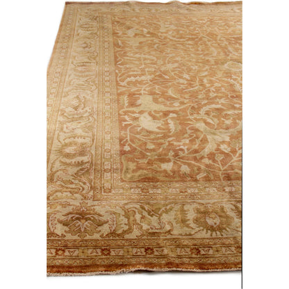 Antique Weave Oushak 9564 Rug by Exquisite Rugs in rust, ivory. Made from new zealand wool in a unique style.