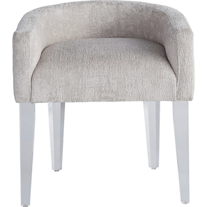 Love Joy Bliss Vanity Chair by Miranda Kerr Home in gold and lucite. Made from 81% rayon, 19% polyester in a modern style.