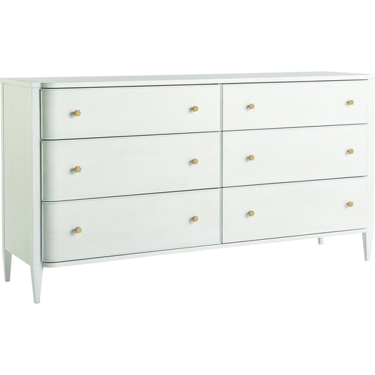 Chelsea Dresser by Miranda Kerr Home in gold and alabaster. Made from unique in a transitional style.