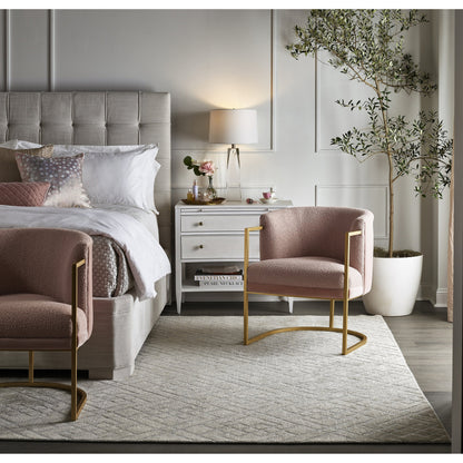 Uptown Bed by Miranda Kerr Home in gold and alabaster. Made from unique in a modern style.