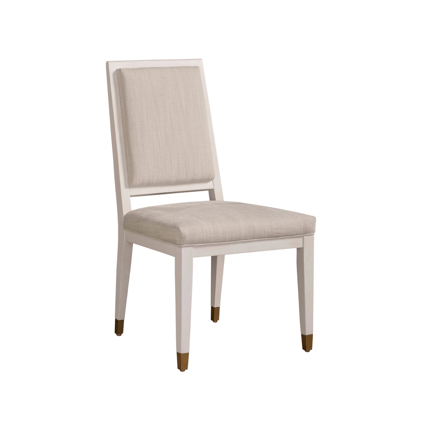 001 SR-909229 | Primary Silo | Love Joy Bliss Side Chair by Miranda Kerr Home in pewter and alabaster. Made from 66% polyester, 34% rayon in a traditional style.