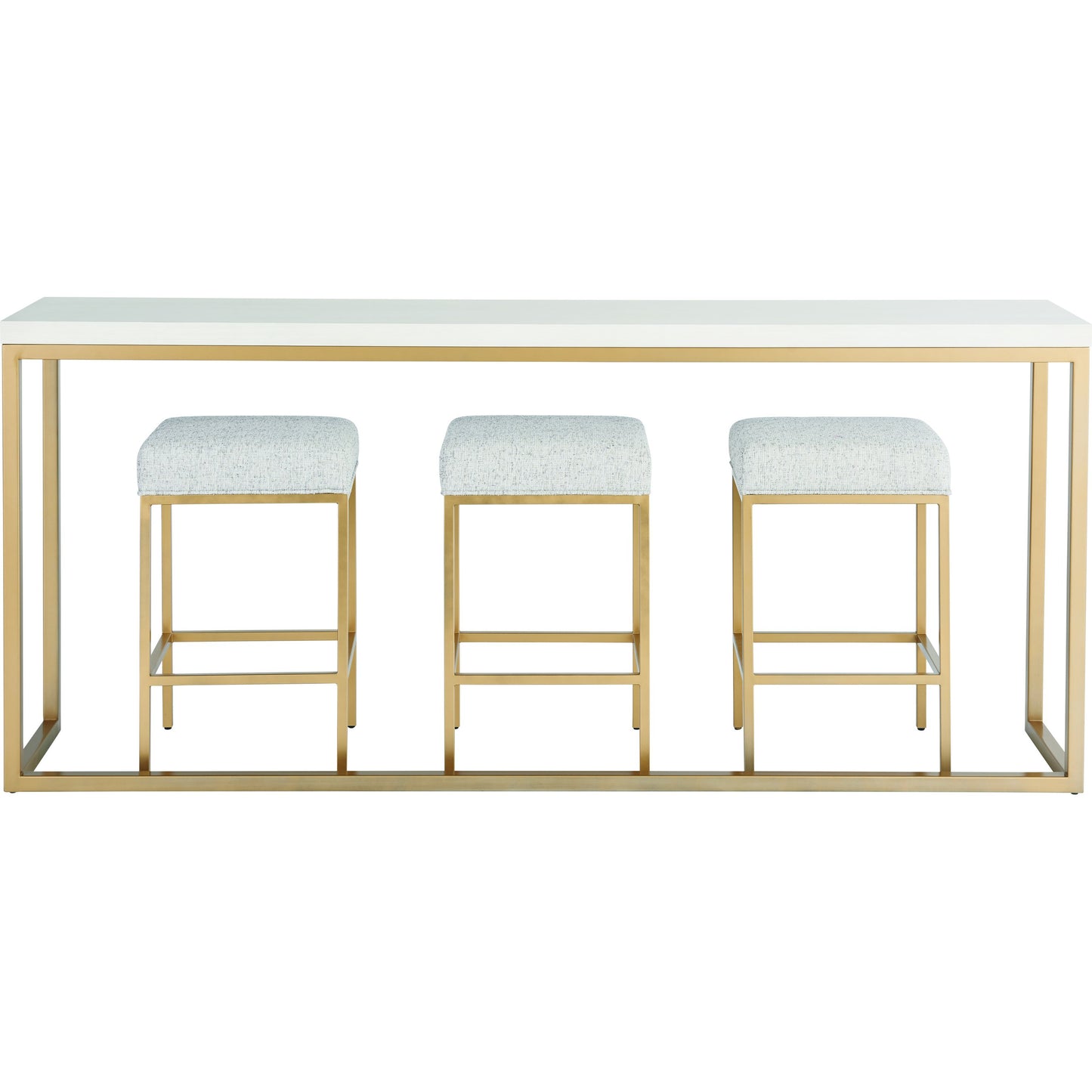 006 SR-909200 | Additional Silo | Love Joy Bliss Console Table by Miranda Kerr Home in gold and alabaster. Made from unique in a transitional style.