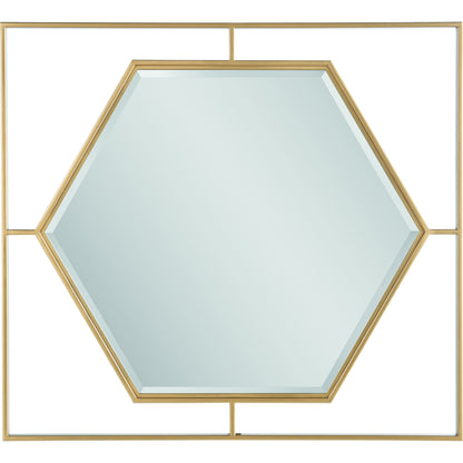 Love Joy Bliss Mirror by Miranda Kerr Home in soft gold. Made from unique in a transitional style.