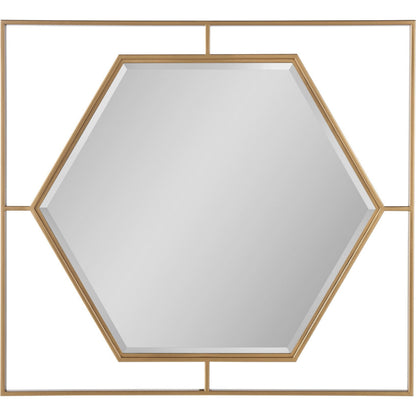 Love Joy Bliss Mirror by Miranda Kerr Home in soft gold. Made from unique in a transitional style.