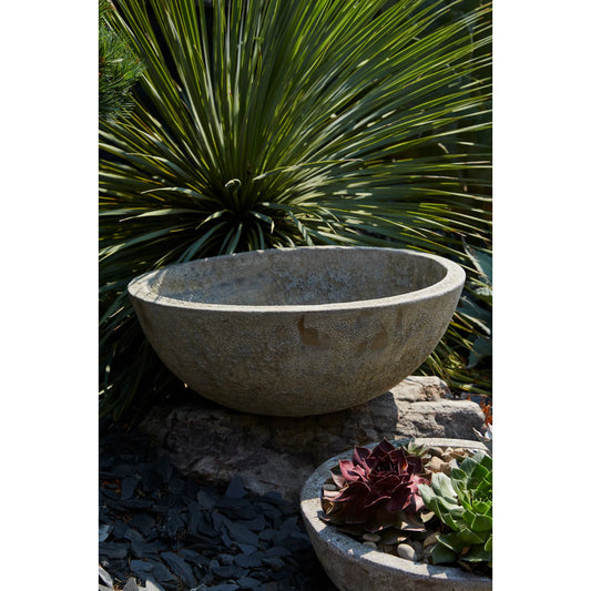 Meteora Bowl by Accent Decor in grey. Made from ceramic in a unique style.
