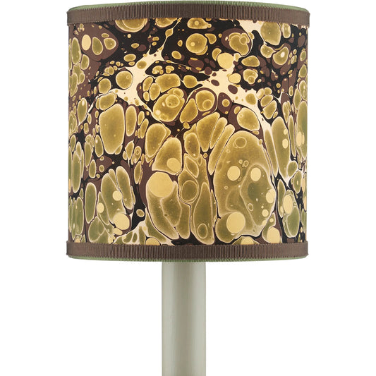Marble Paper Drum Chandelier Shade by Currey and Company. Made from paper in a modern style.