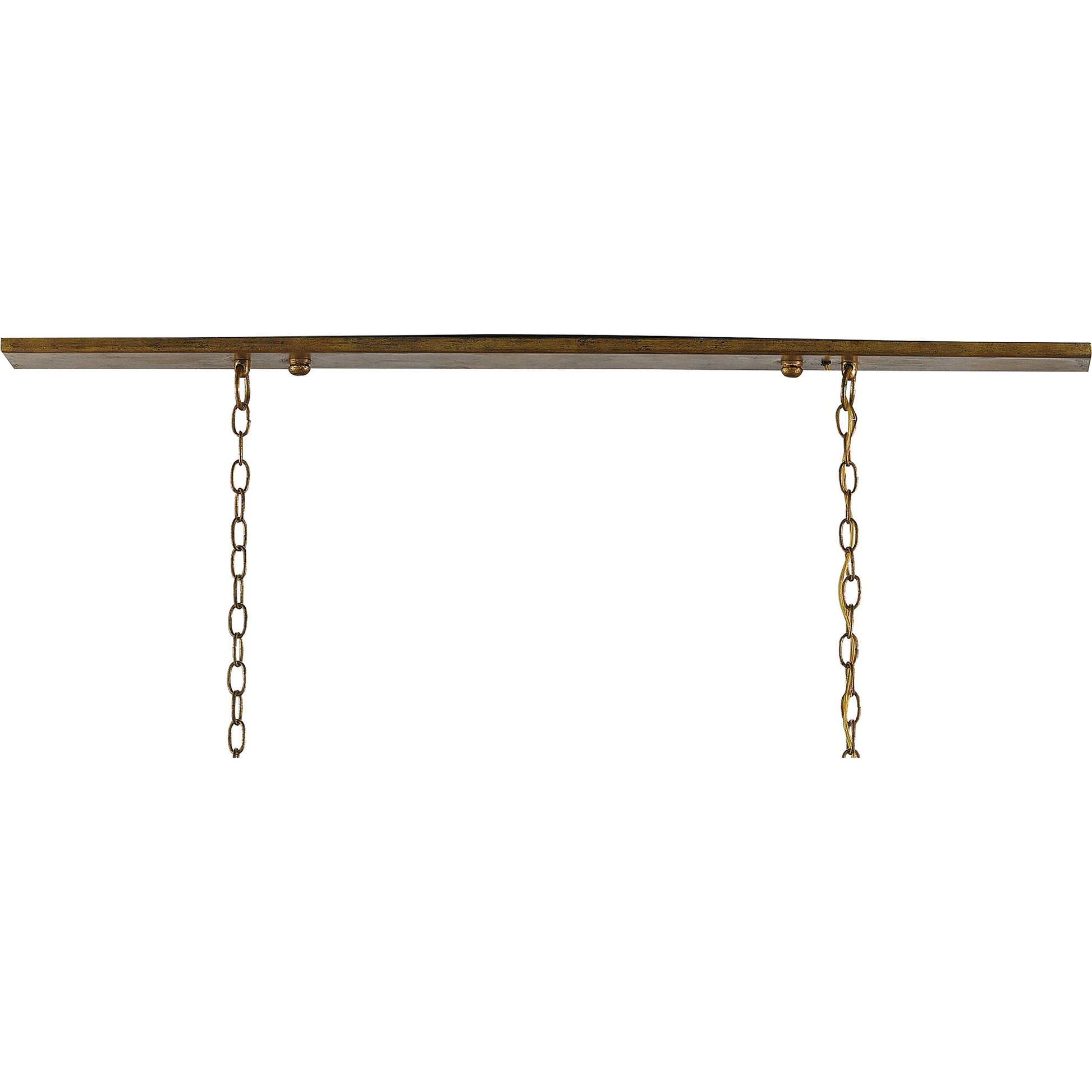 Maximus Chandelier by Currey and Company. Made from wrought iron, glass in a modern style.