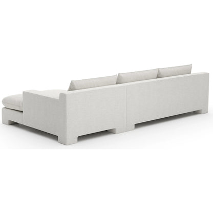 Devon Chaise Sectional by Caracole. Made from unique in a transitional style.